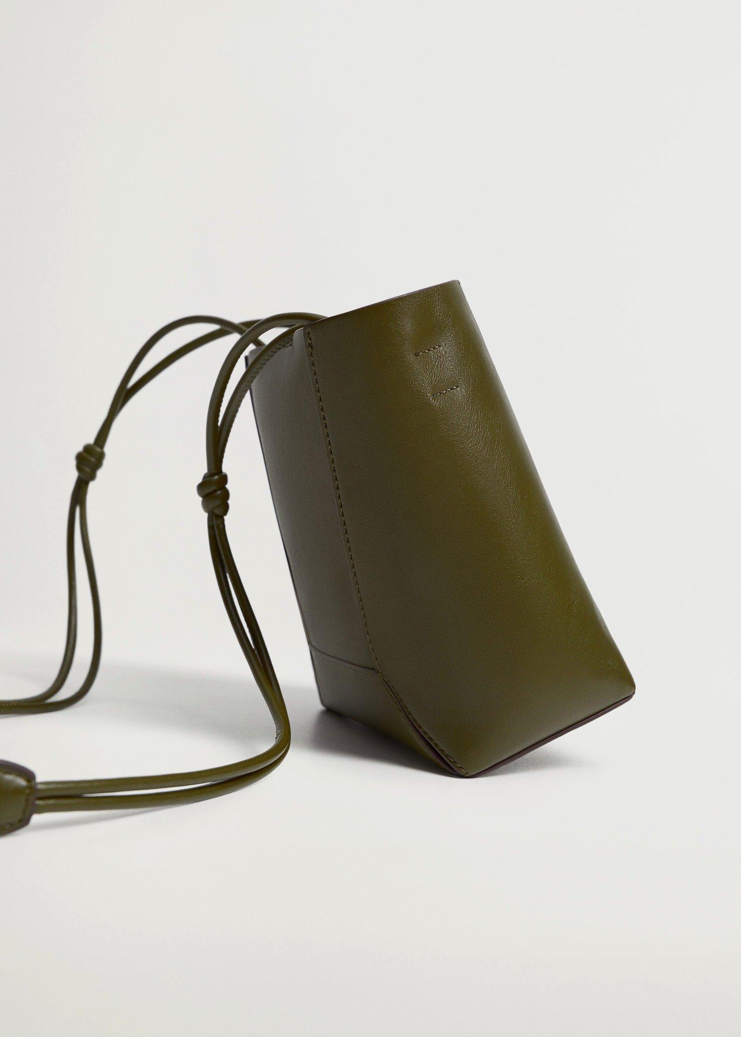 Khaki Knot Strap Bag, Women, , large image number 2