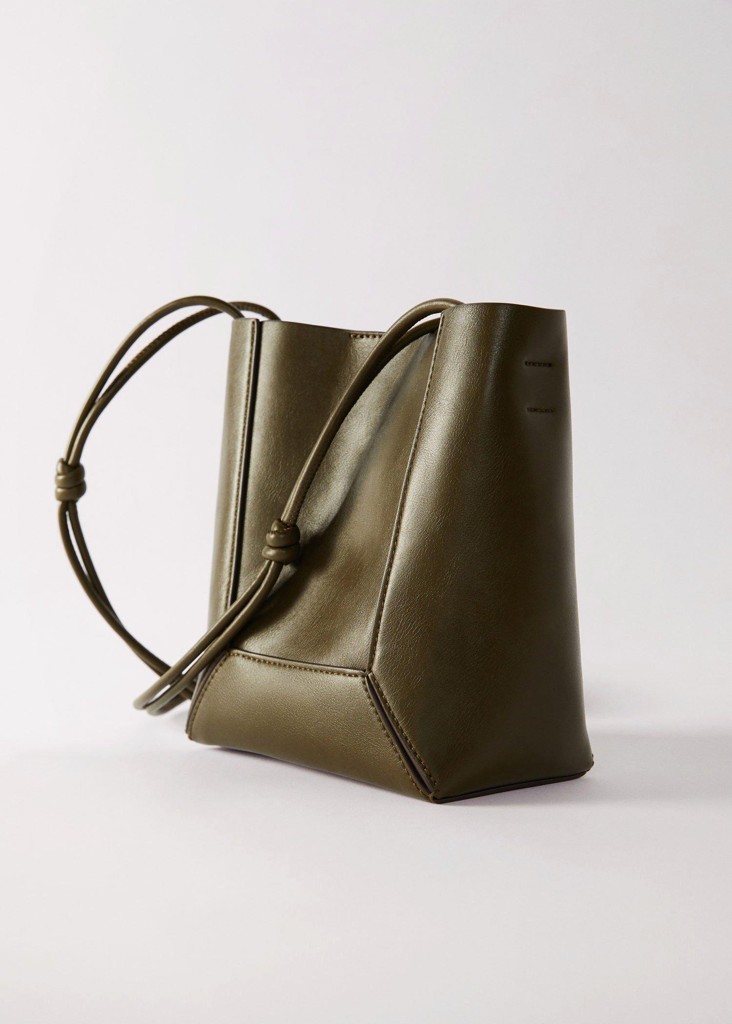Khaki Knot Strap Bag, Women, , large image number 4