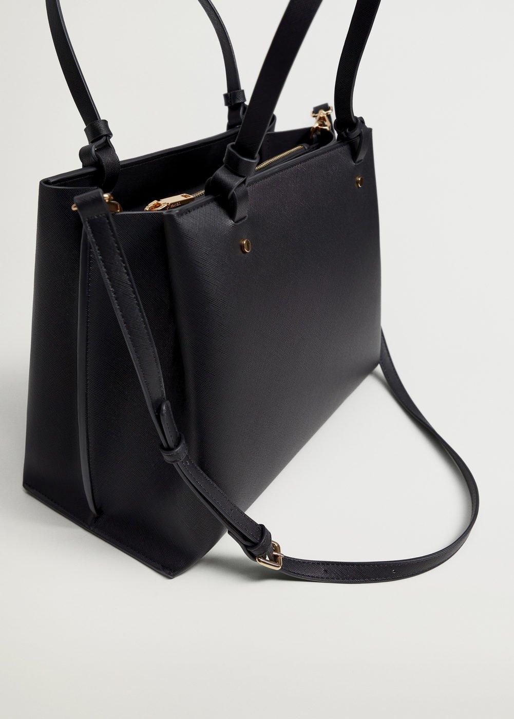 Black Handles Shopper Bag, Women, , large image number 0
