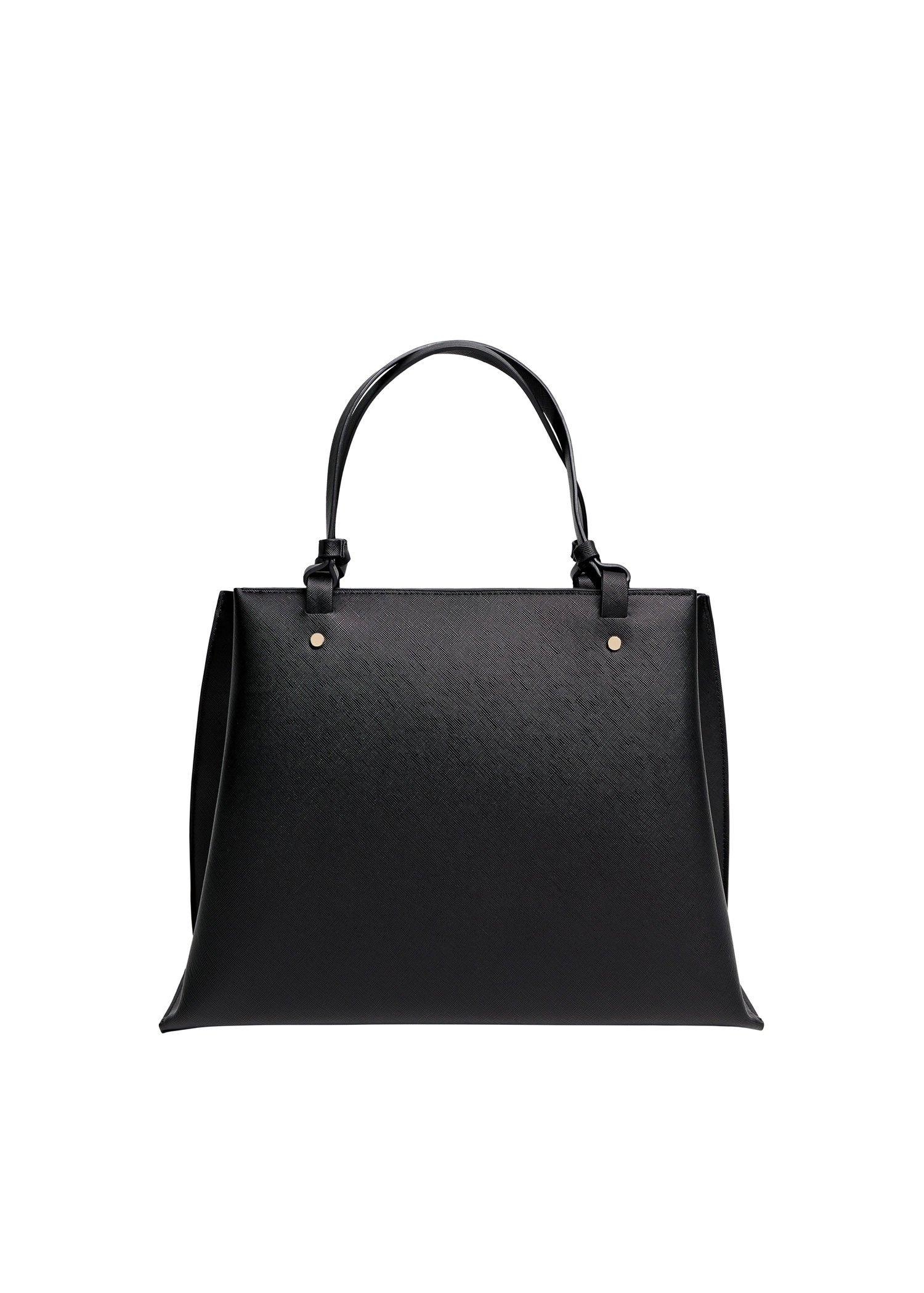 Black Handles Shopper Bag, Women, , large image number 2
