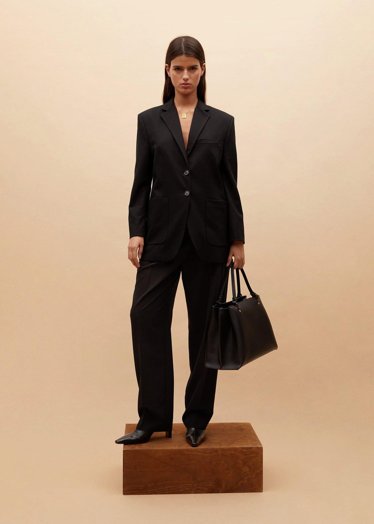 Black Handles Shopper Bag, Women, , large image number 5