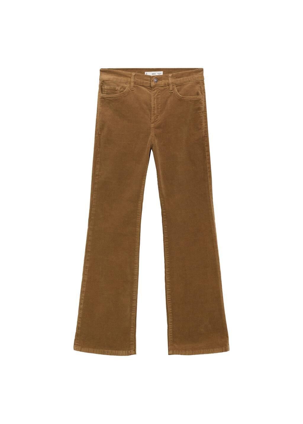 Brown Corduroy Bootcut Jeans, , large image number 2