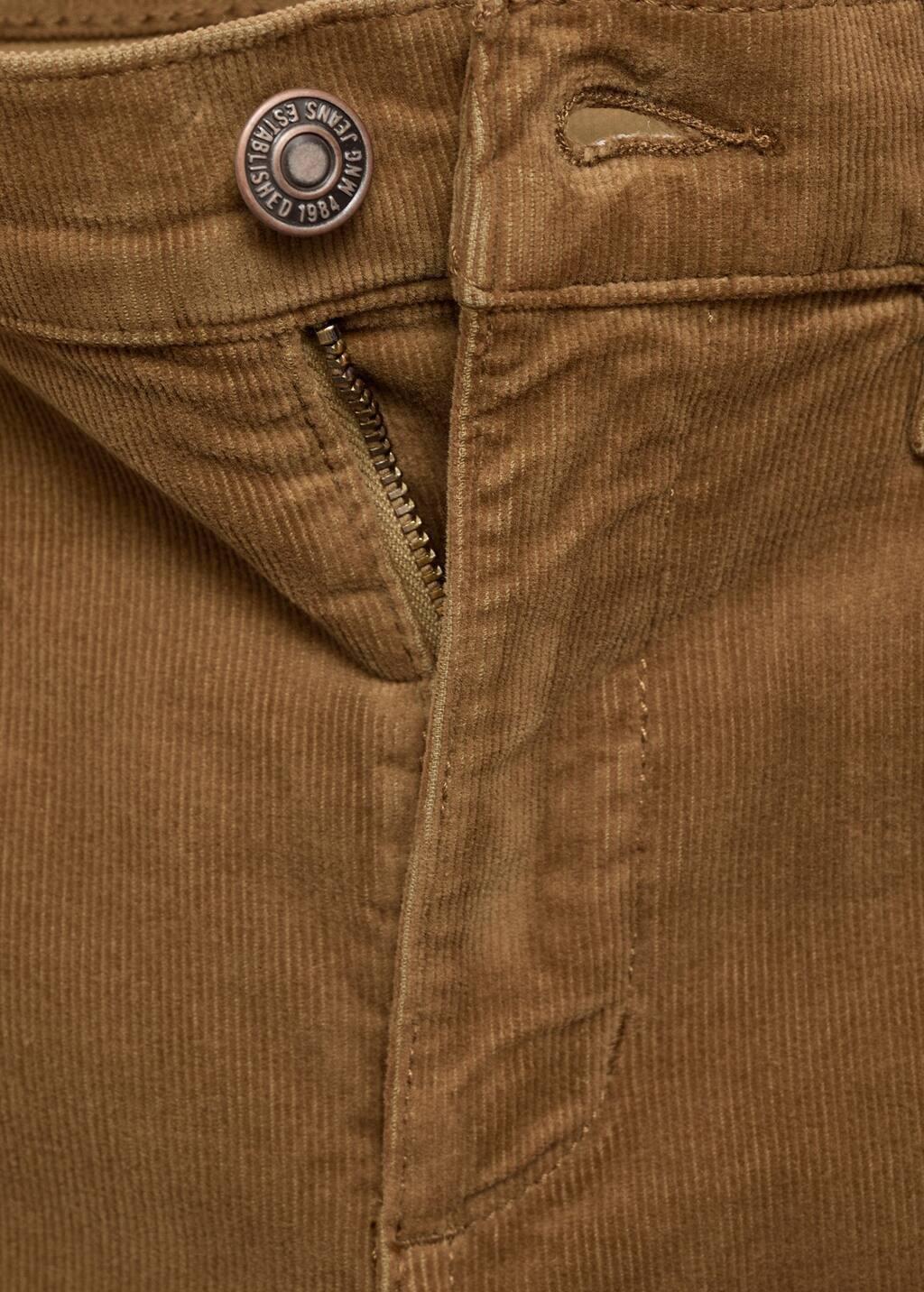 Brown Corduroy Bootcut Jeans, , large image number 3