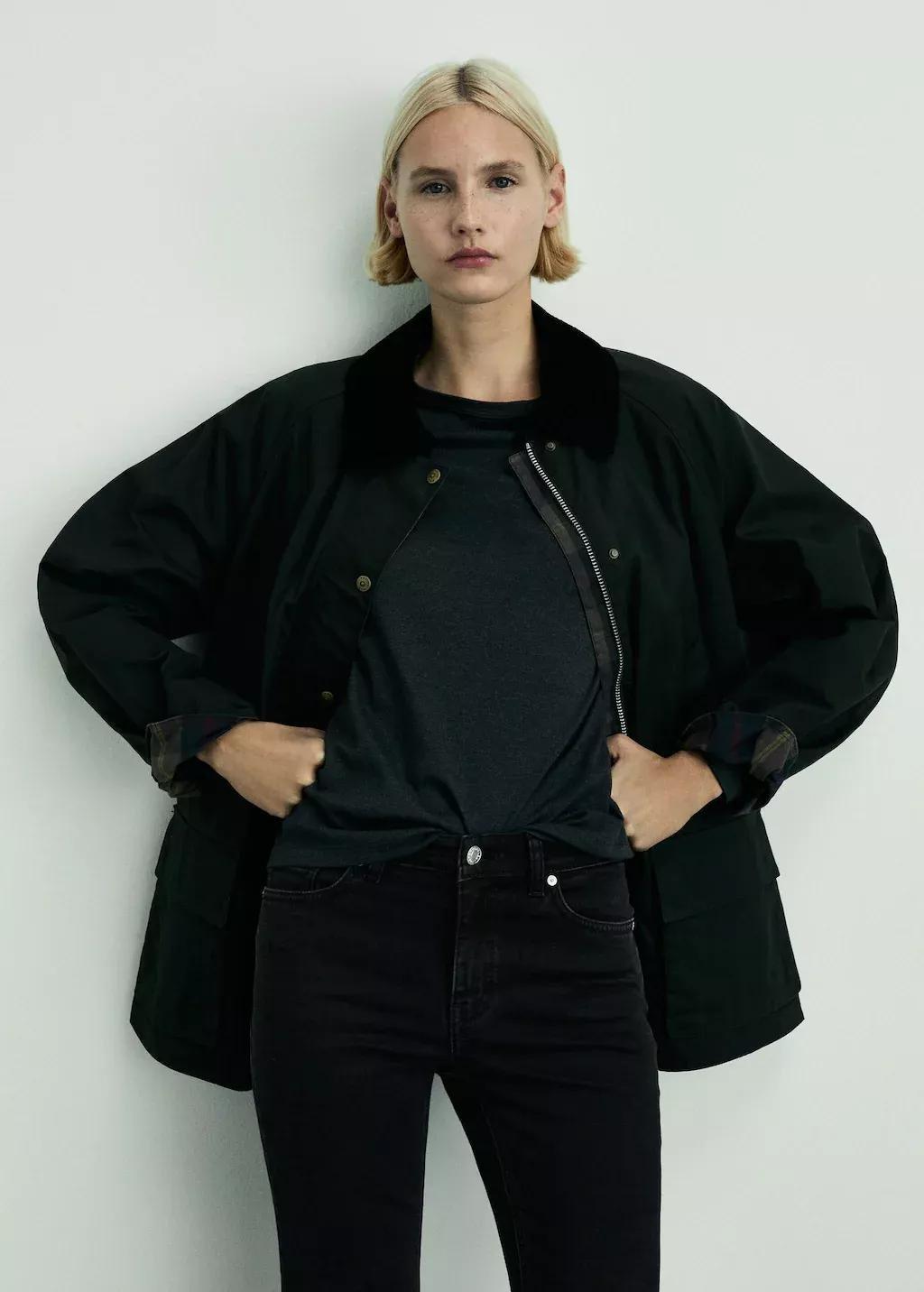 Grey Crop Flared Jeans, , large image number 1