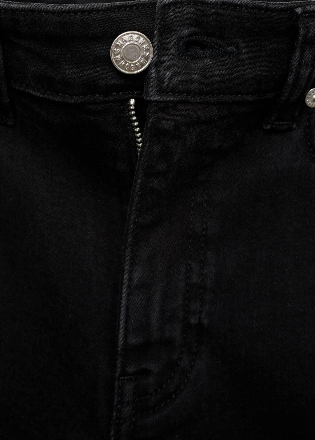 Grey Crop Flared Jeans, , large image number 6