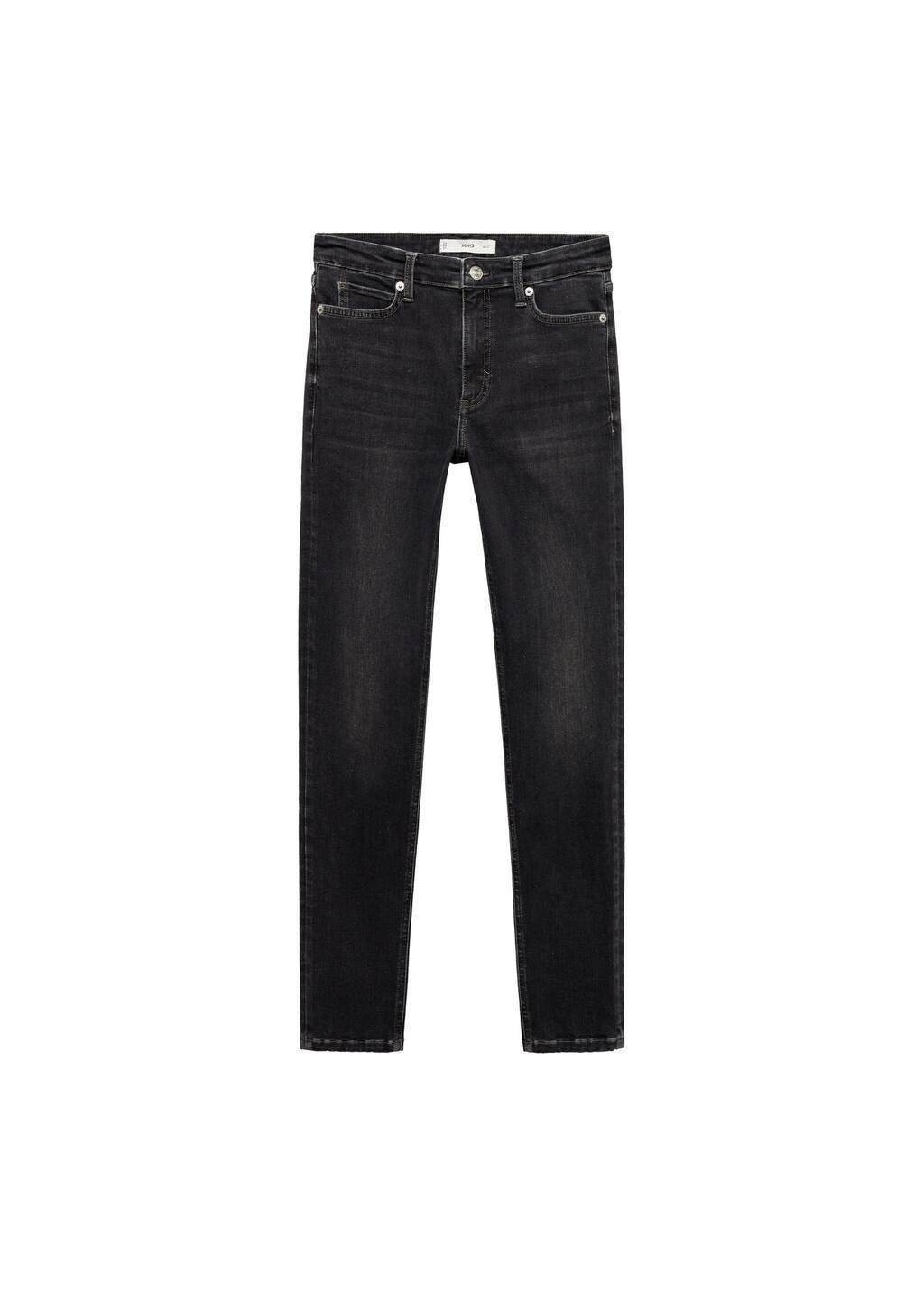 Grey Mid-Rise Skinny Jeans, , large image number 2