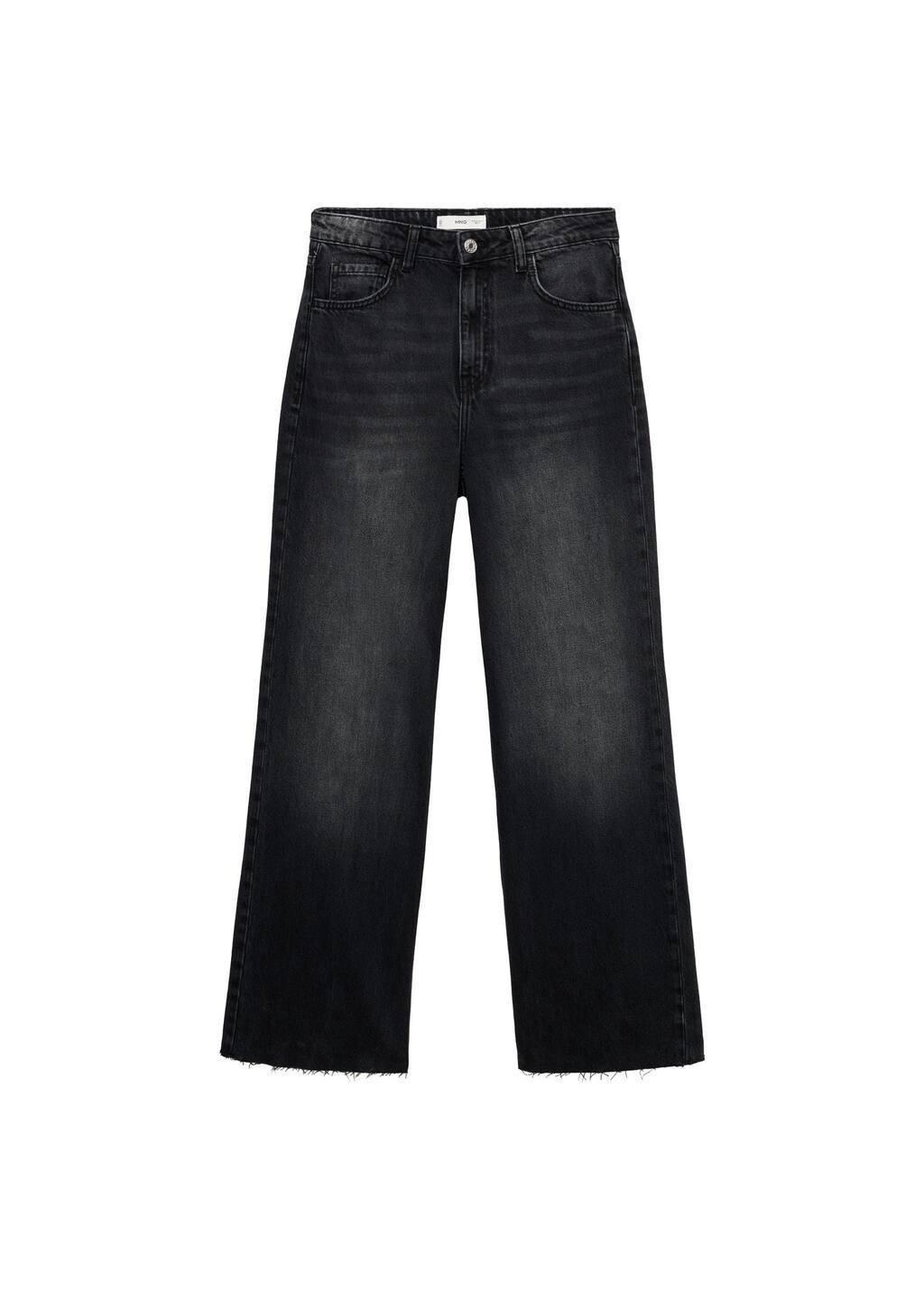 Grey Danila Wideleg High-Rise Jeans, , large image number 2