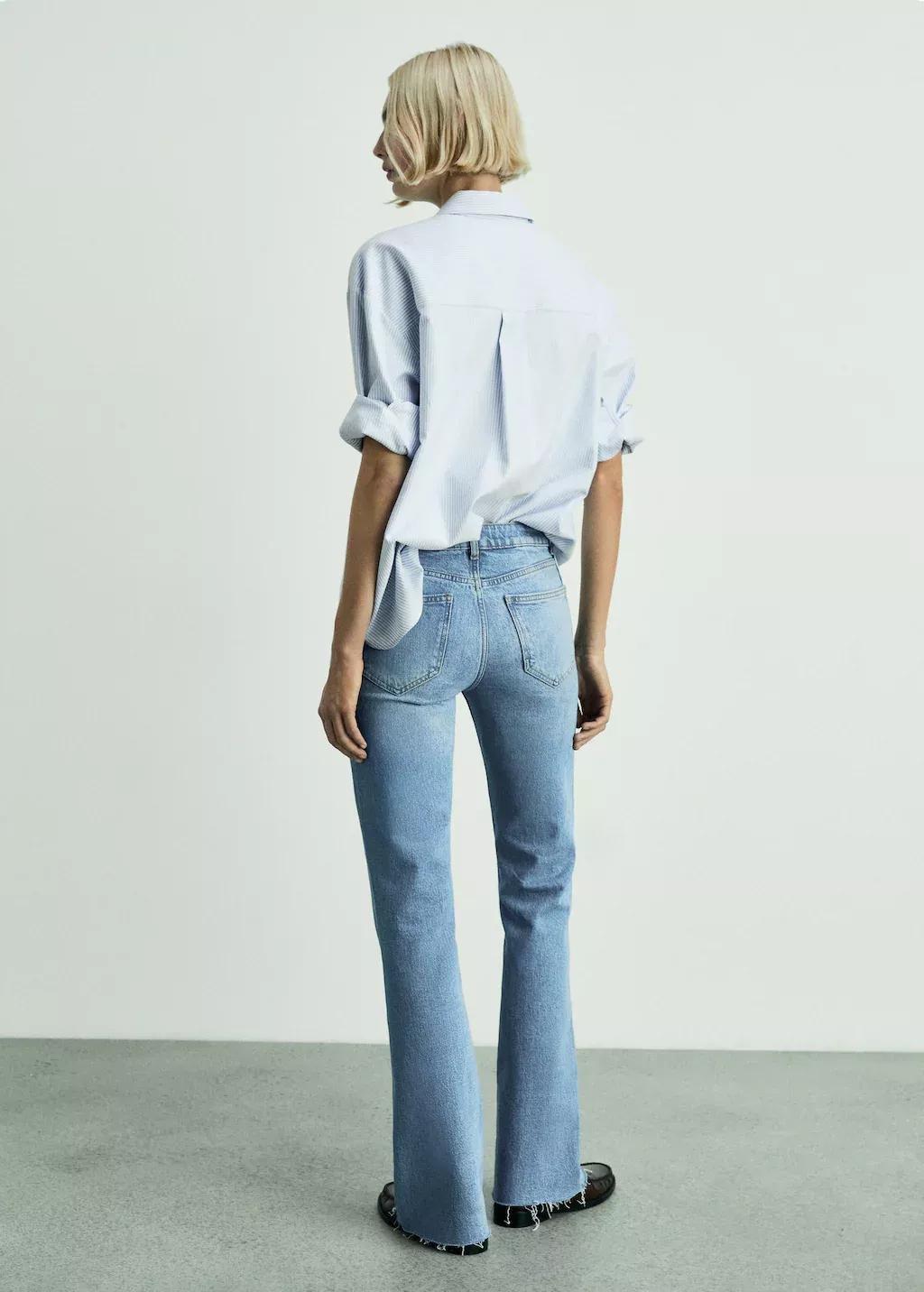 Blue High-Waist Balloon Jeans, , large image number 9