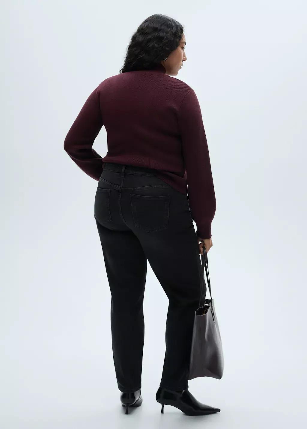 Grey New mom Comfort High-Rise Jeans, , large image number 5