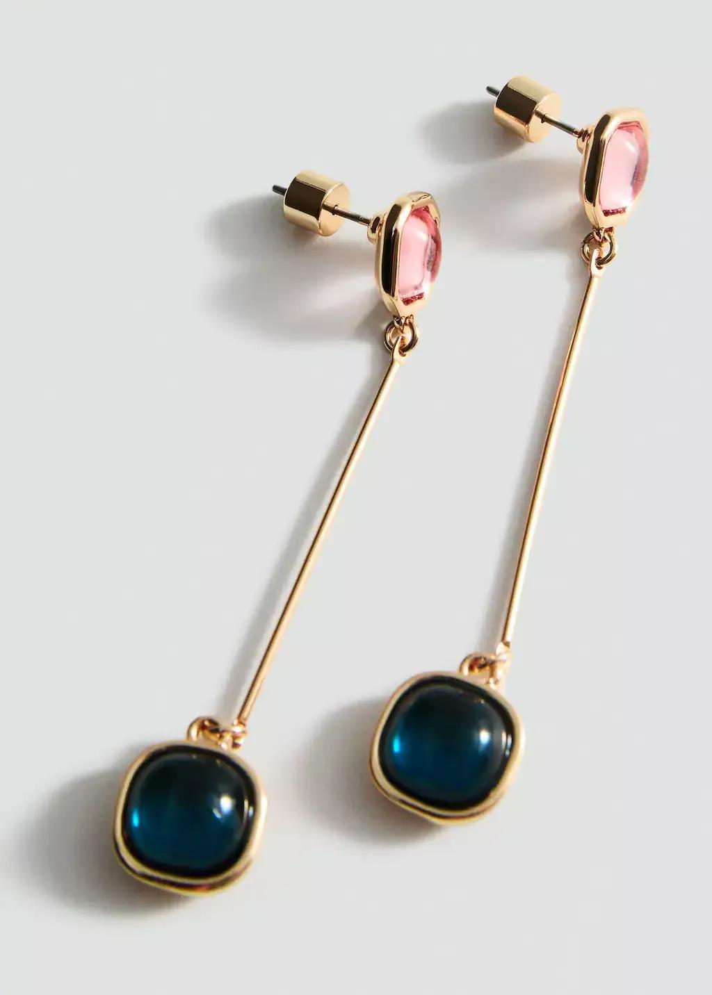 Gold Mixed Pieces Earrings, Gold, large image number 0
