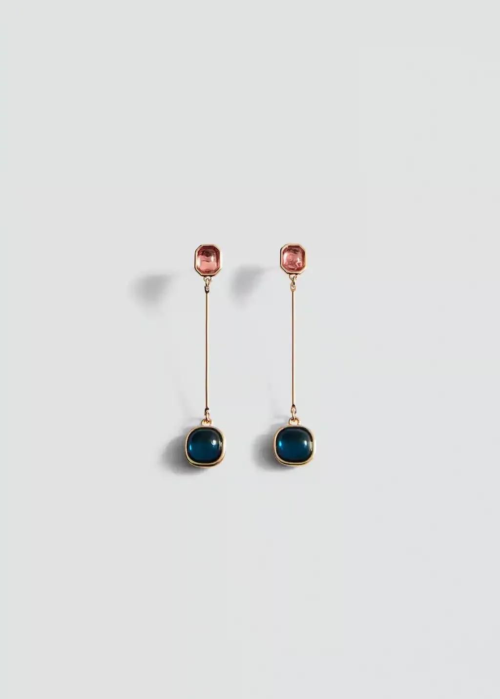 Gold Mixed Pieces Earrings, Gold, large image number 3