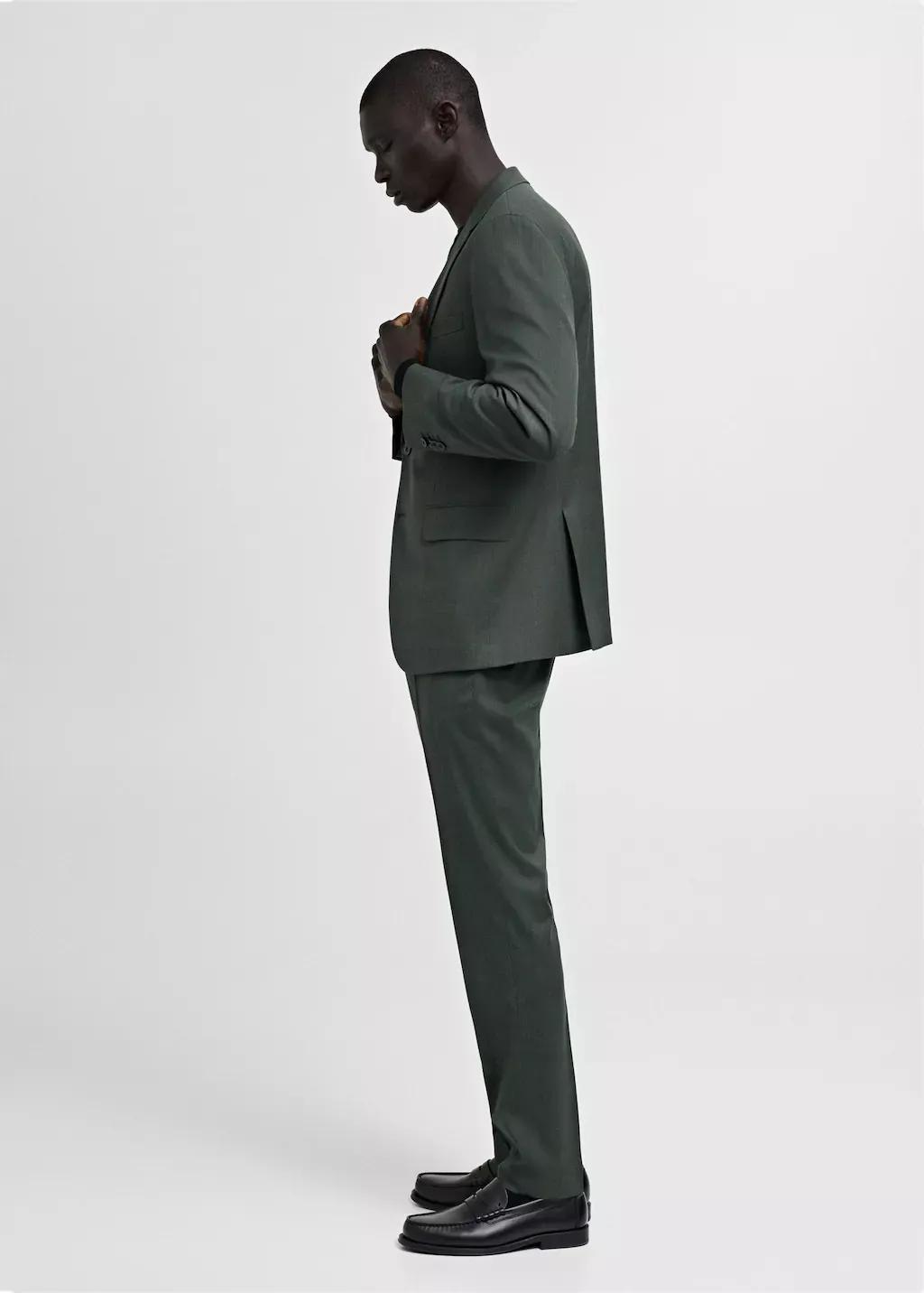Green Welsh Plaid Suit Pants, , large image number 3