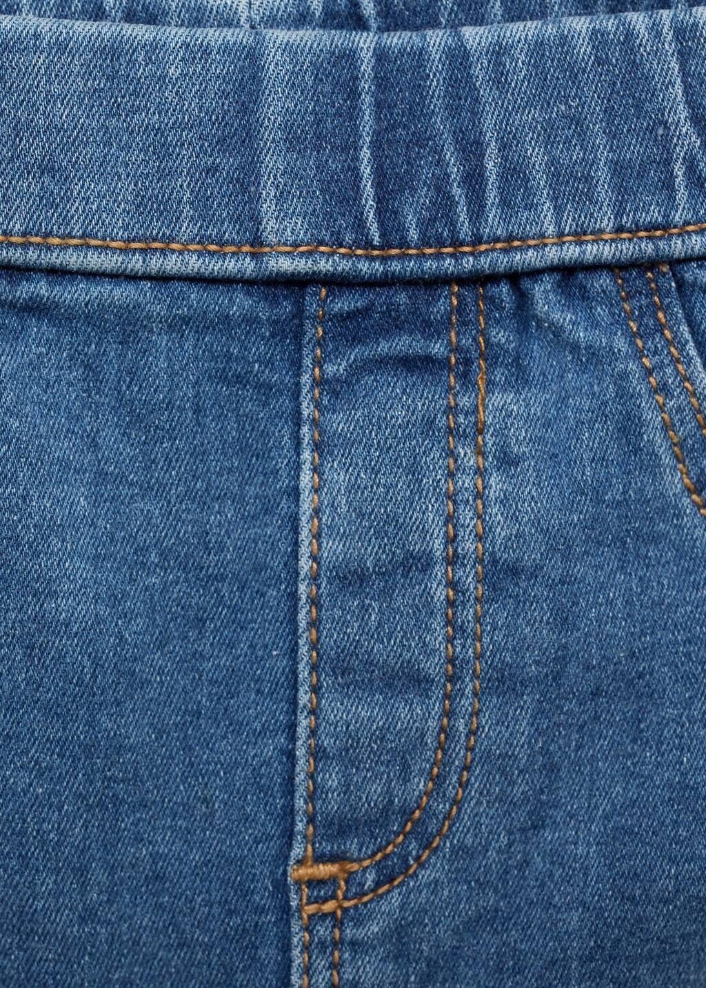 Blue Drawstring Waist Jeans, Baby Girl, , large image number 4