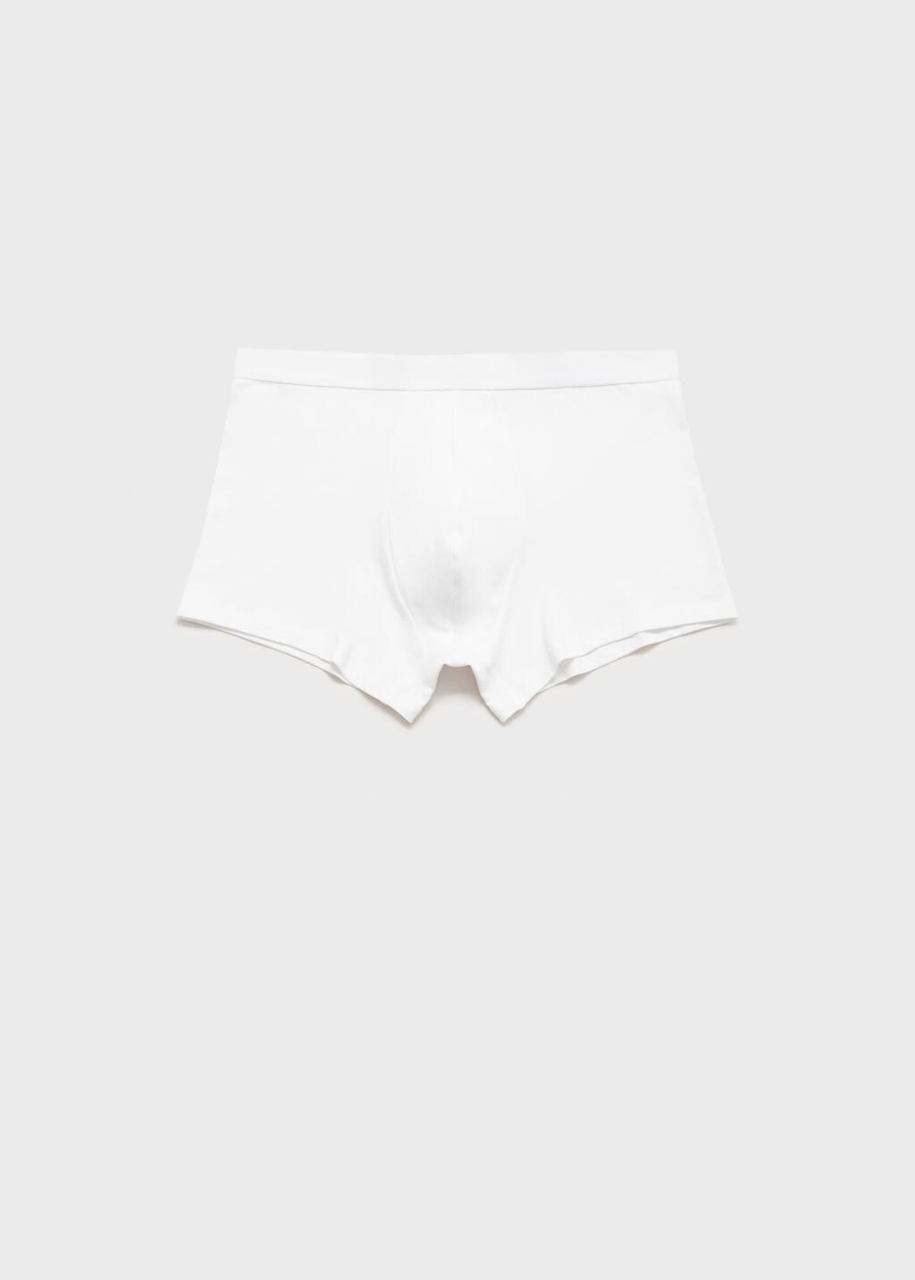 White 3-Pack Of Cotton Boxer Shorts, , large image number 1