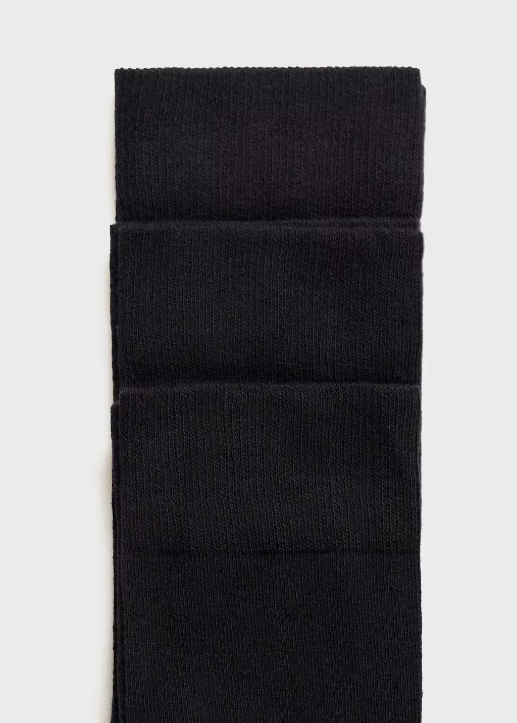 Navy Pack Of 3 Cotton Socks, , large image number 1