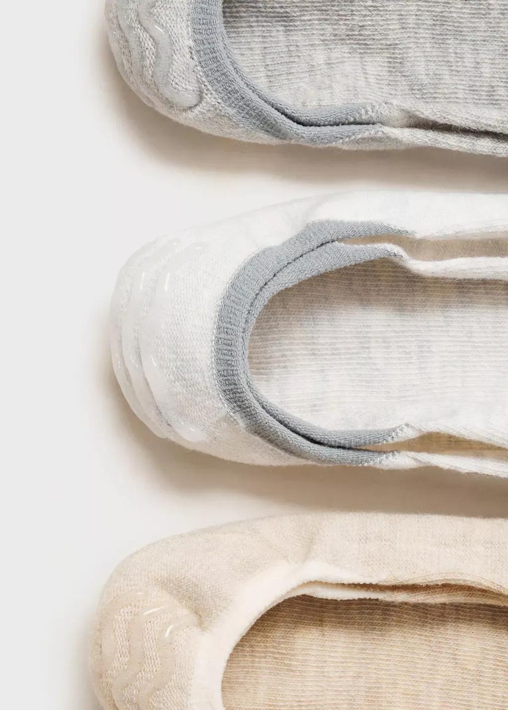 Beige Socks Pinkca, , large image number 1