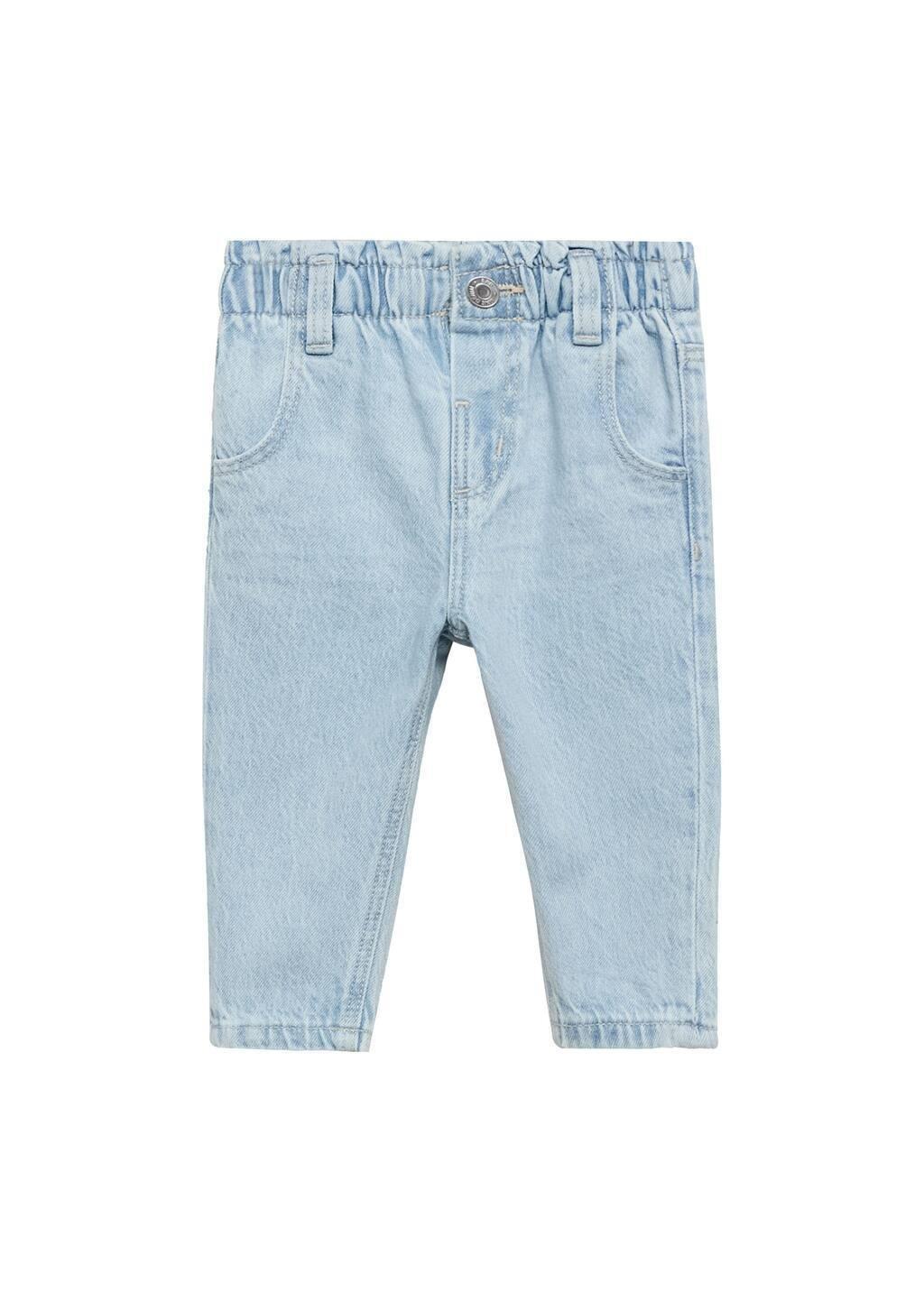 Blue Paper bag Jeans, , large image number 2
