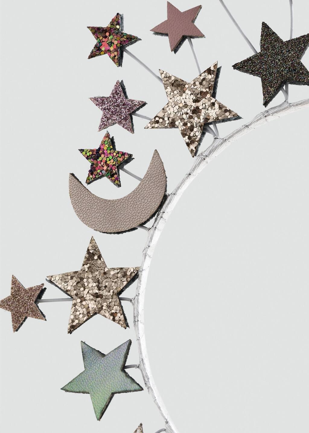 Gold Stars Hairband, Kids Girl, , medium