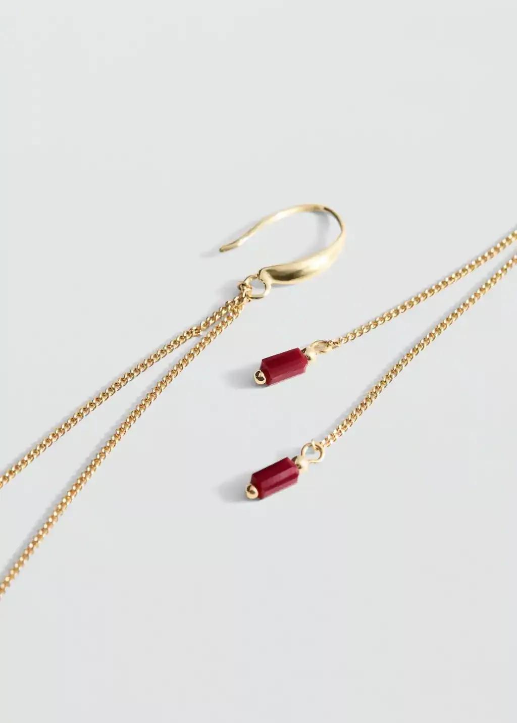 Gold Cascade Crystal Earrings, , medium