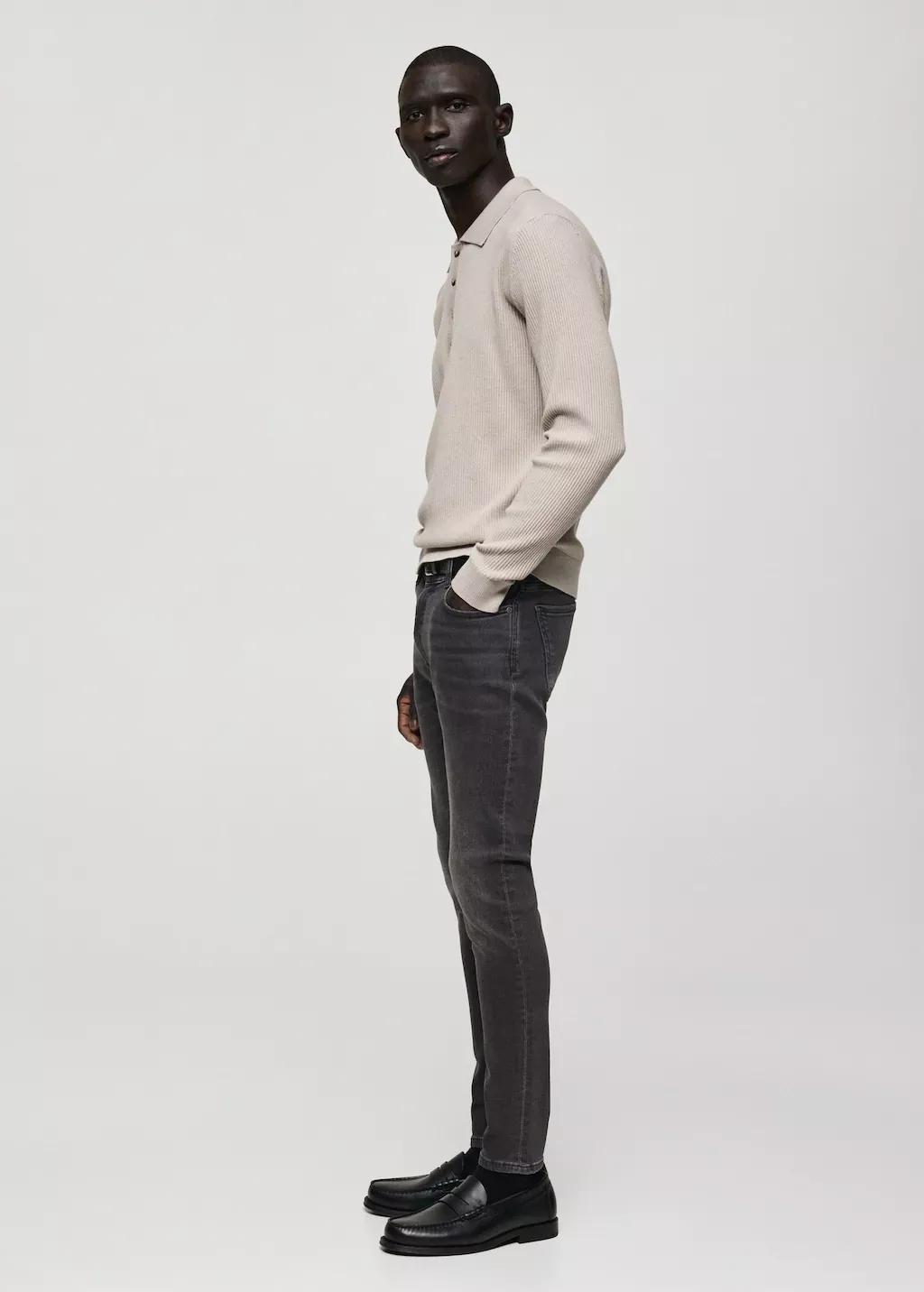 Grey Jude Skinny-Fit Jeans, , large image number 3