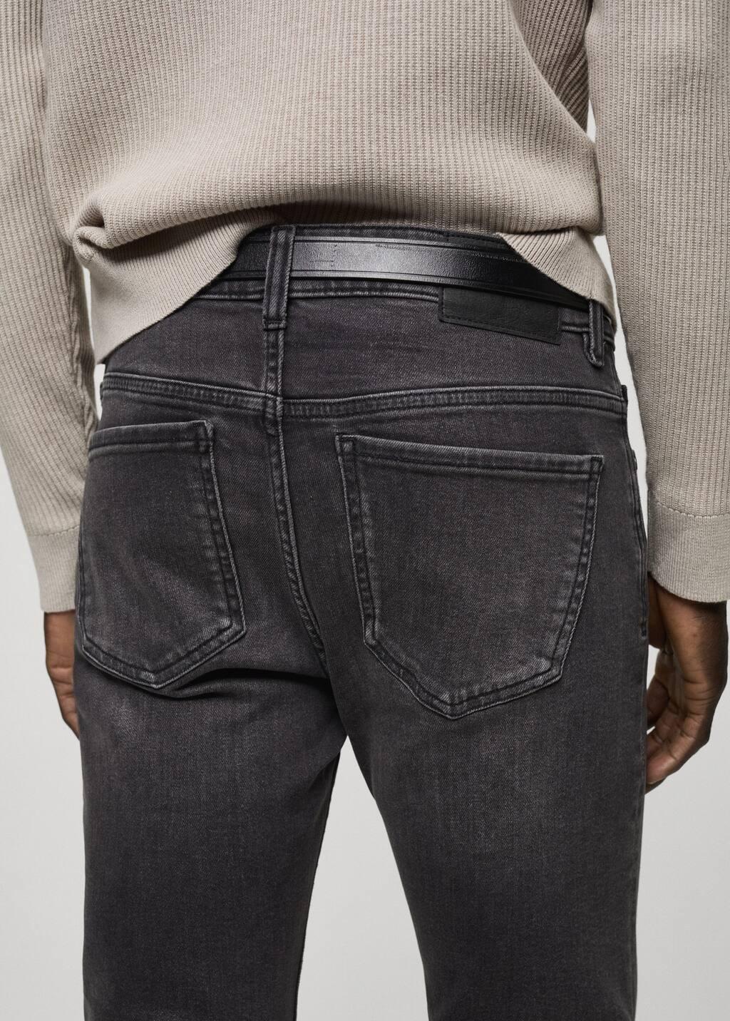 Grey Jude Skinny-Fit Jeans, , large image number 5