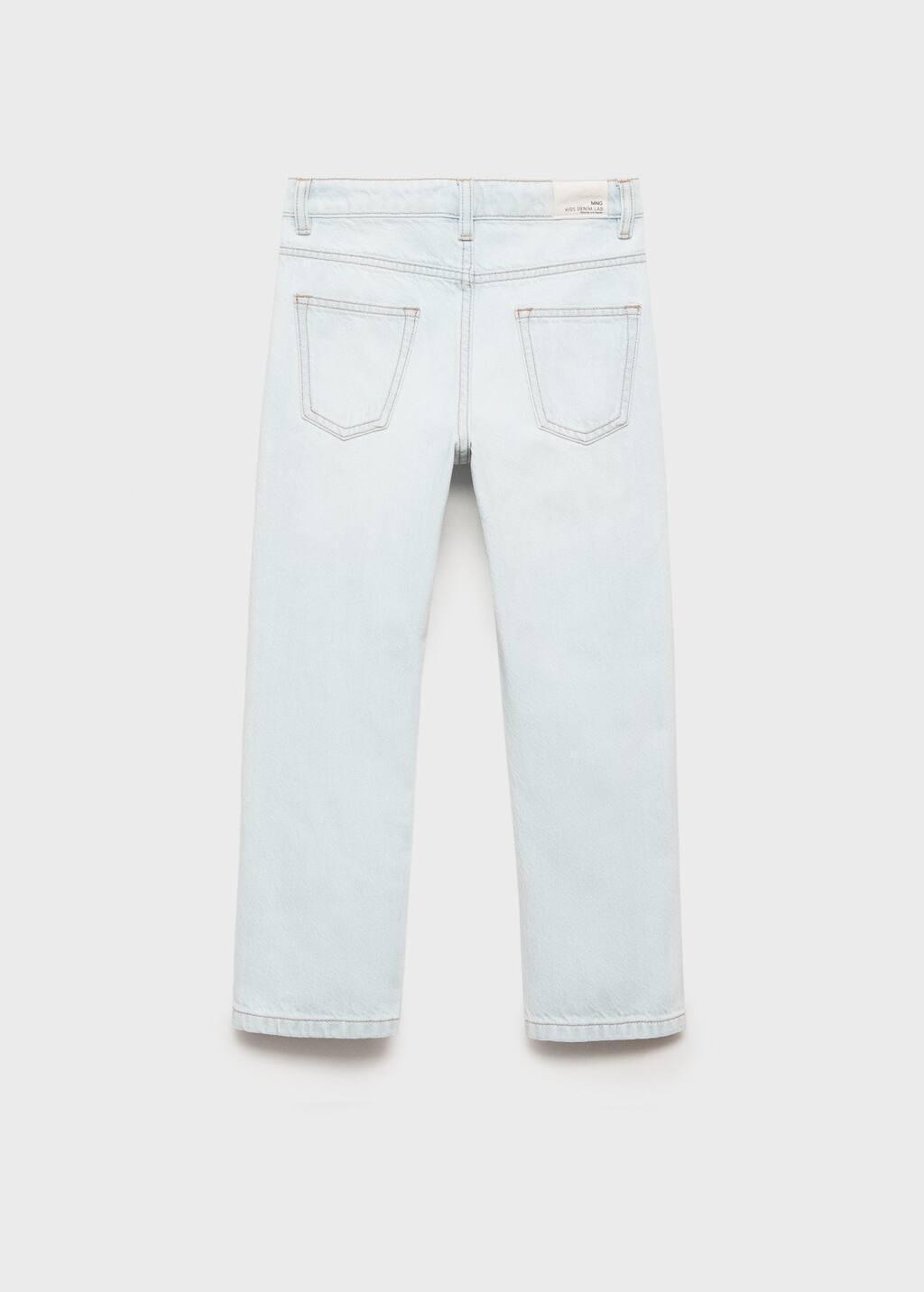Blue Decorative Ripped Jeans, Kids Boy, , large image number 3
