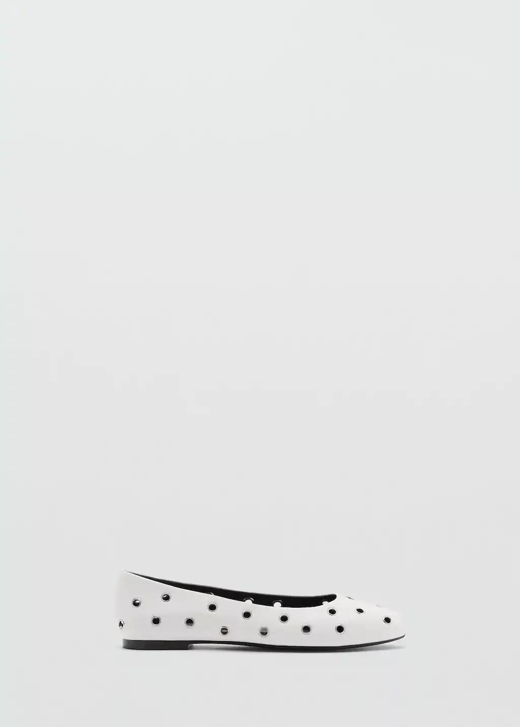 White Die-Cut Ballerinas, , large image number 4