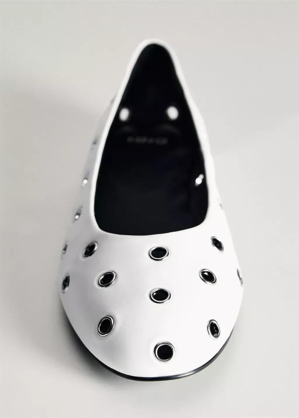 White Die-Cut Ballerinas, , large image number 5