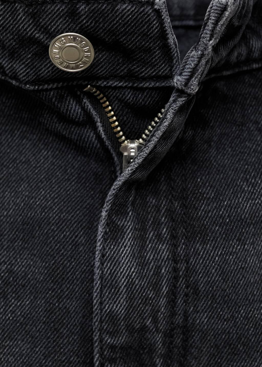 Grey Miami Medium-Rise Straight-Fit Jeans, , large image number 6