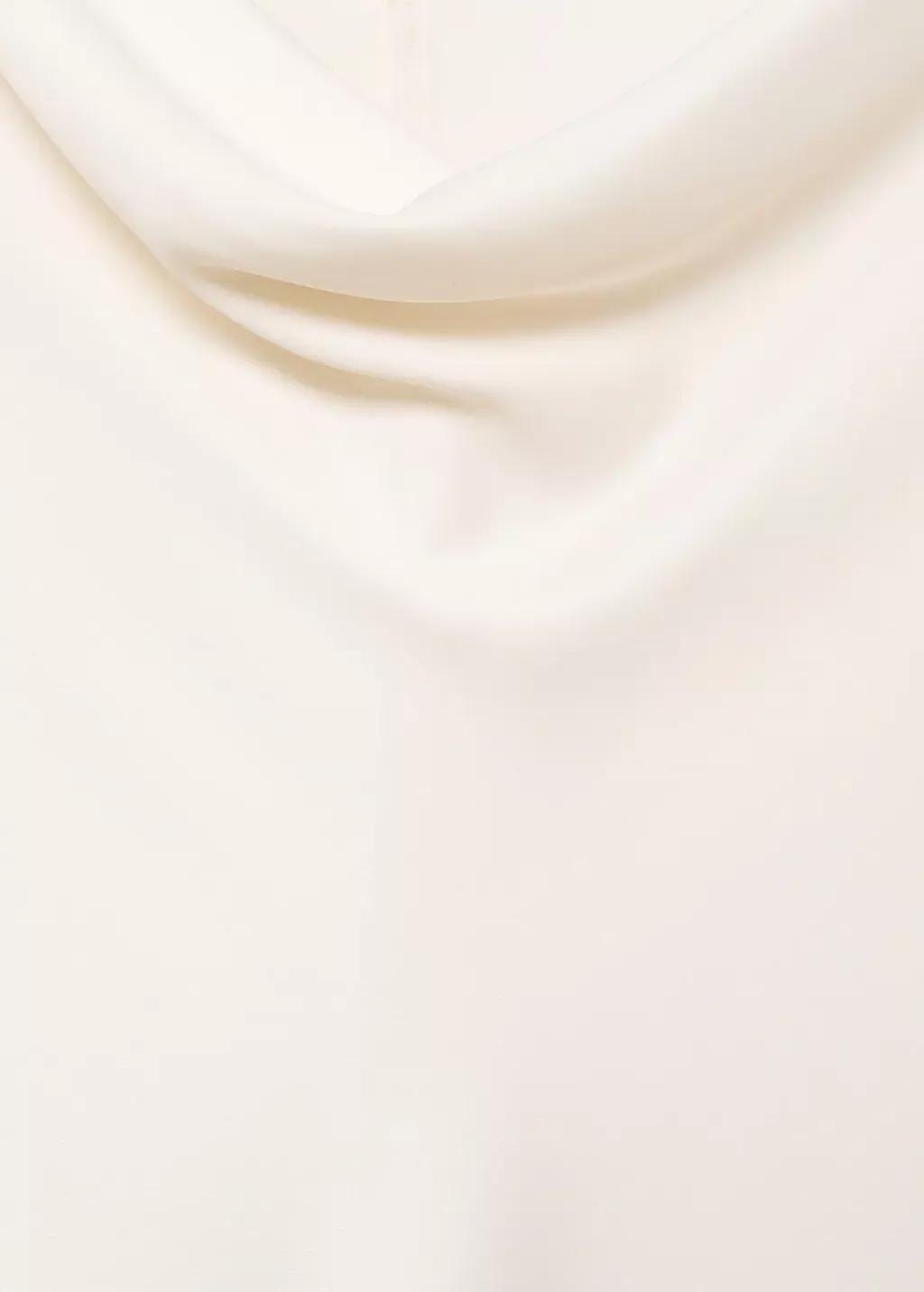 White Long Satin Dress, , large image number 5
