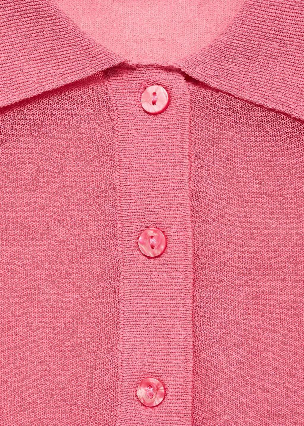 Pink Textured Casual Sweater, , large image number 4