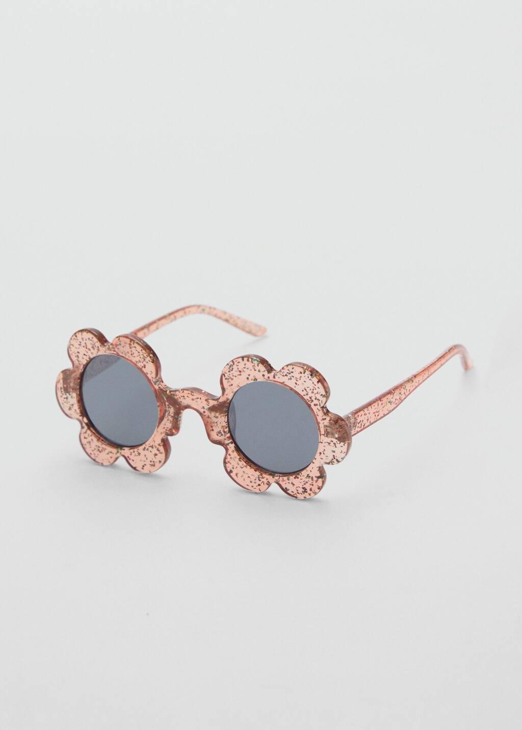 Pink Lt Pastel Flower Sunglasses, Kids Girl, Light-Pastel Pink, large image number 0