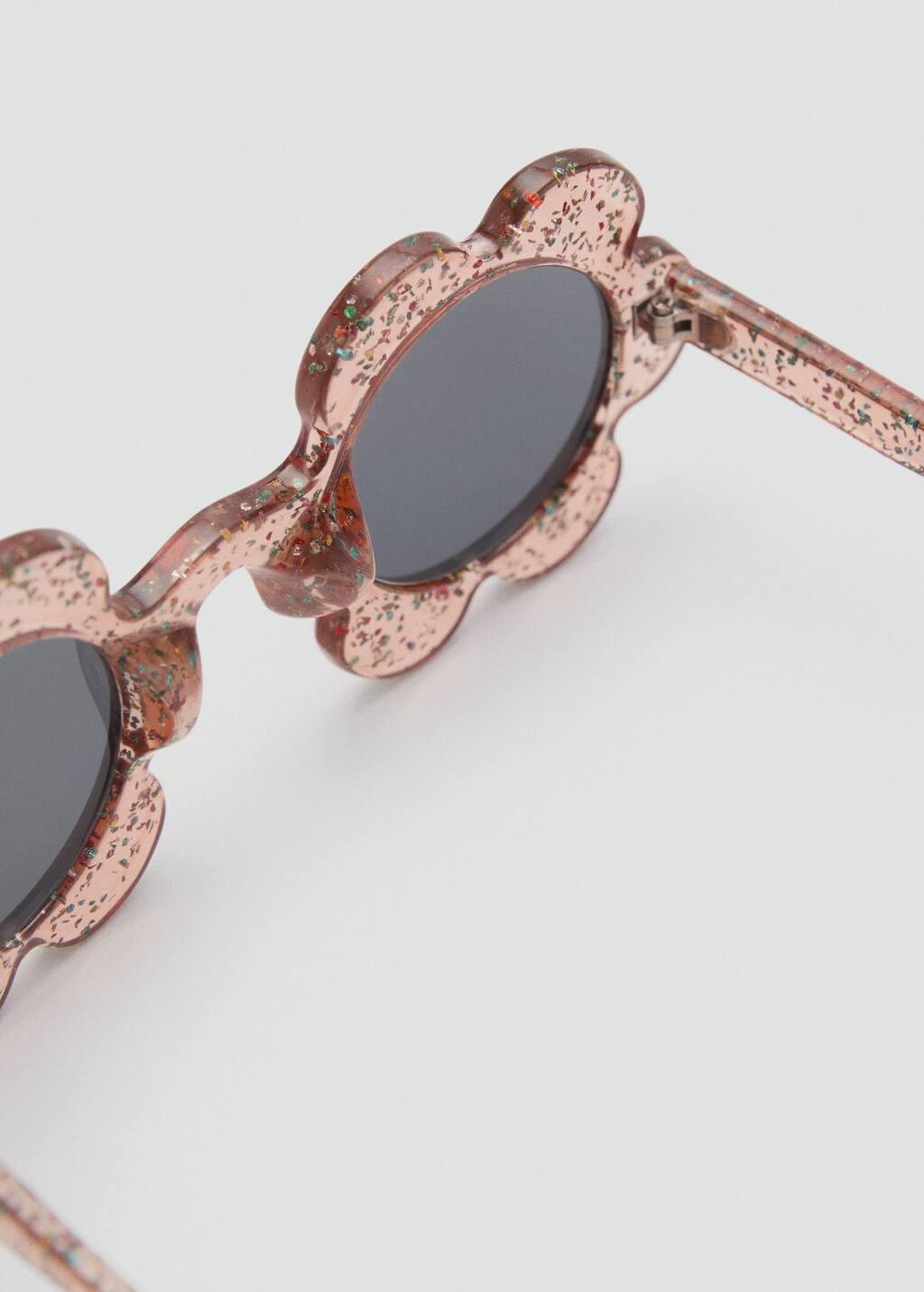 Pink Lt Pastel Flower Sunglasses, Kids Girl, Light-Pastel Pink, large image number 1