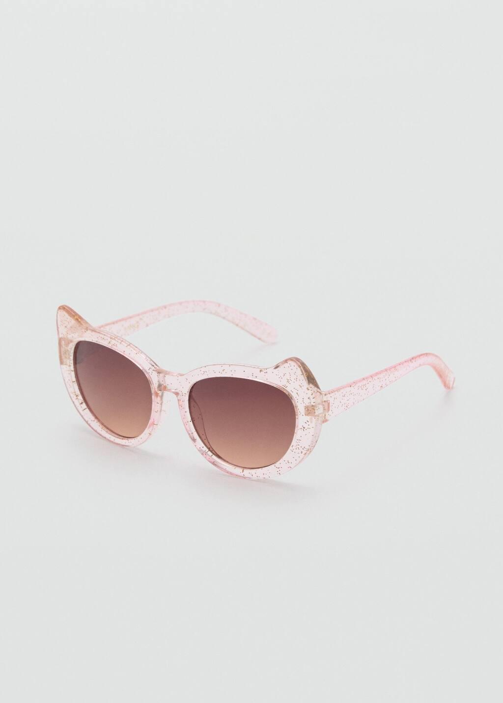 Pink Maxi-Frame Sunglasses, Baby Girl, , medium