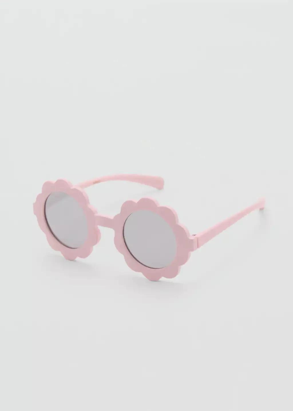 Pink Lt Pastel Flower Sunglasses, Baby Girl, Light-Pastel Pink, large image number 0