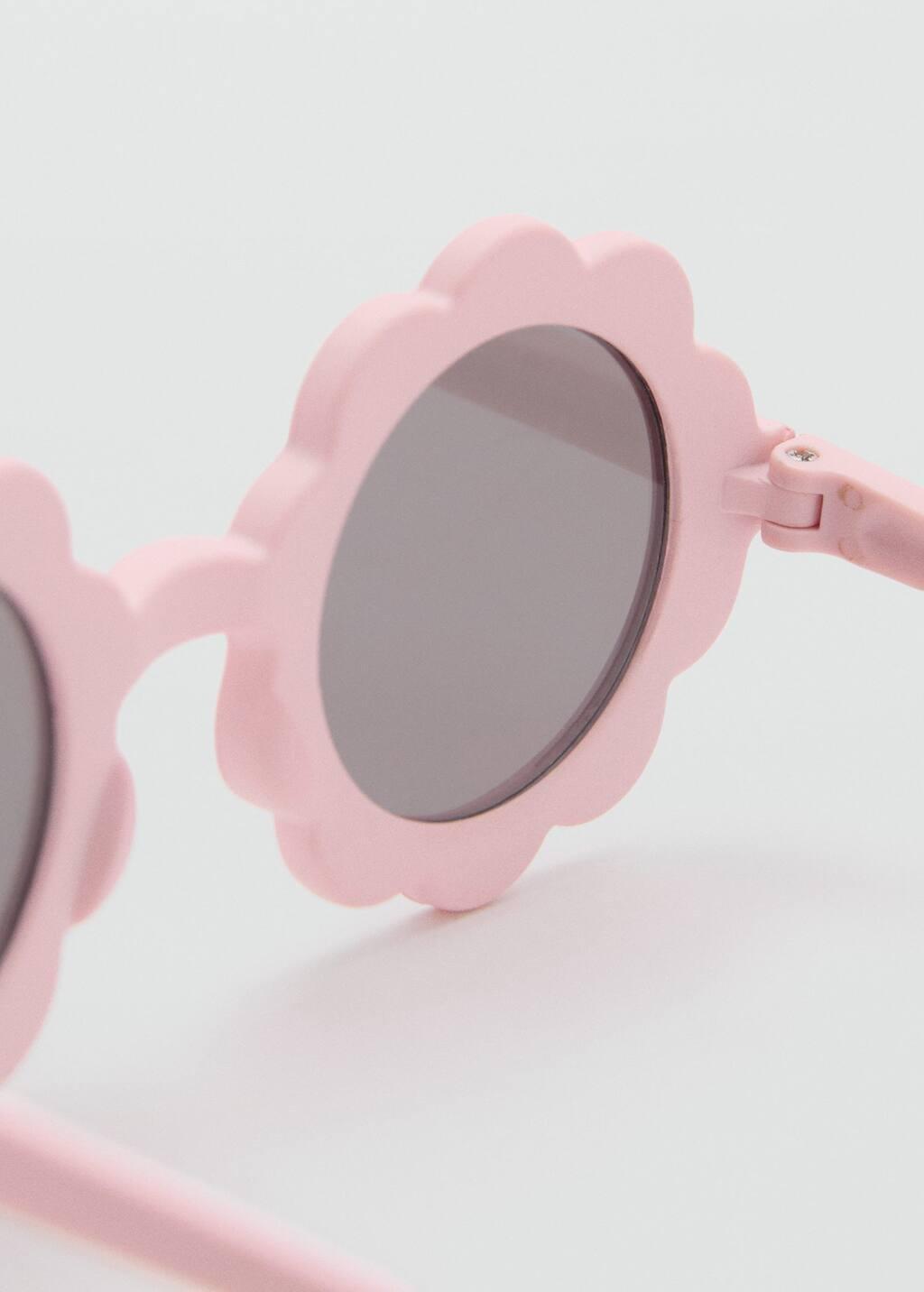 Pink Lt Pastel Flower Sunglasses, Baby Girl, Light-Pastel Pink, large image number 1
