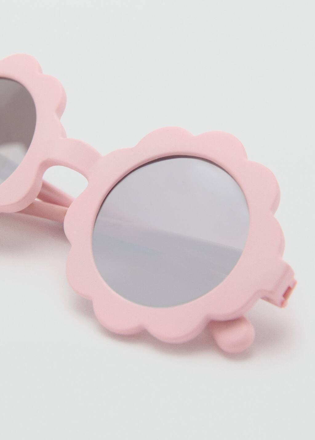 Pink Lt Pastel Flower Sunglasses, Baby Girl, Light-Pastel Pink, large image number 3