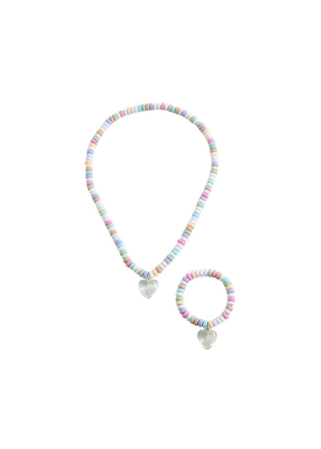 Pink Necklaces And Bracelet Set, Pink, large image number 2