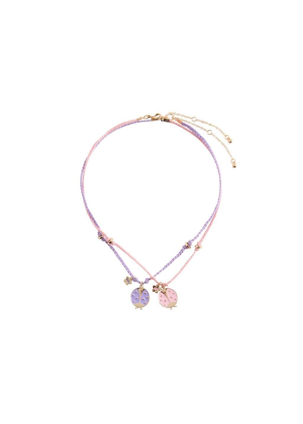 Combined Necklace Pack Girls, Kids Girls, Pink, large image number 4