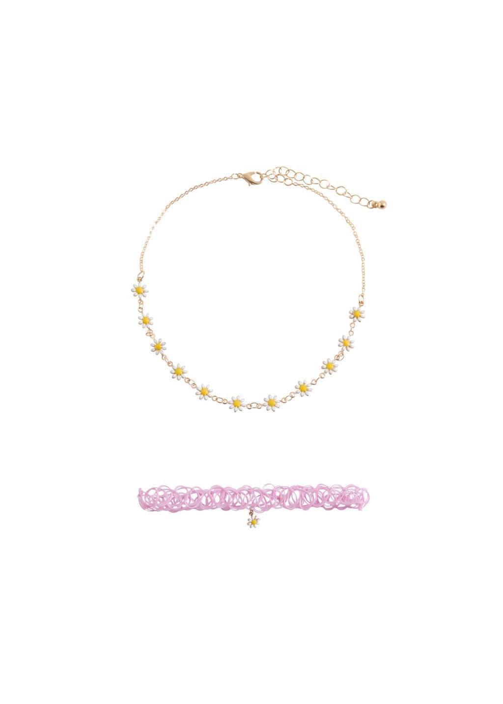 Combined Necklace Pack Girls, Kids Girls, Light-Pastel Purple, large image number 1