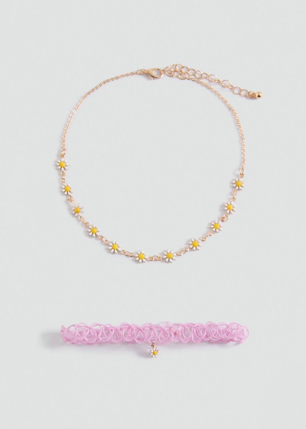 Combined Necklace Pack Girls, Kids Girls, Light-Pastel Purple, large image number 2