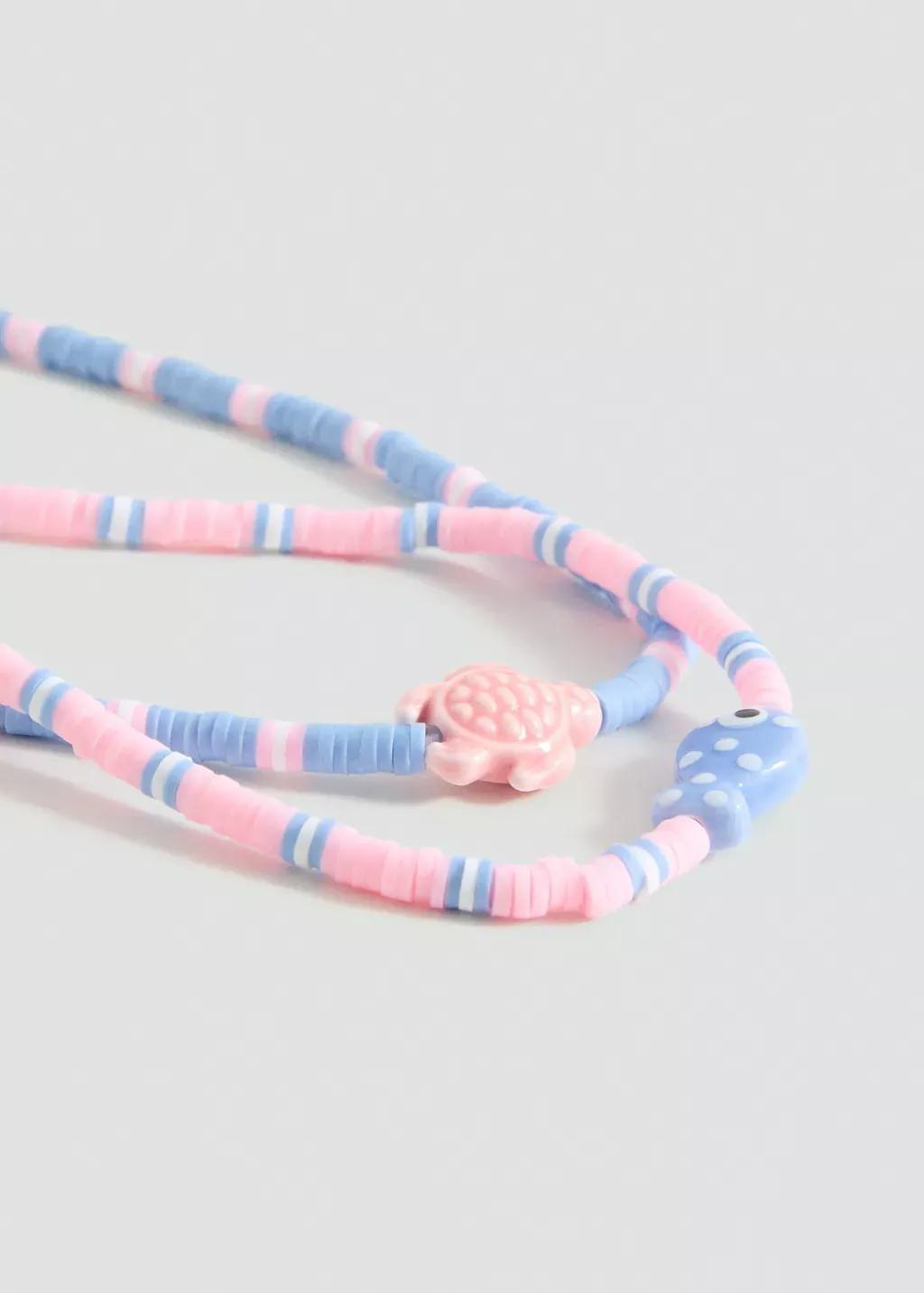 Blue Combined Necklace Pack, Light-Pastel Blue, large image number 0