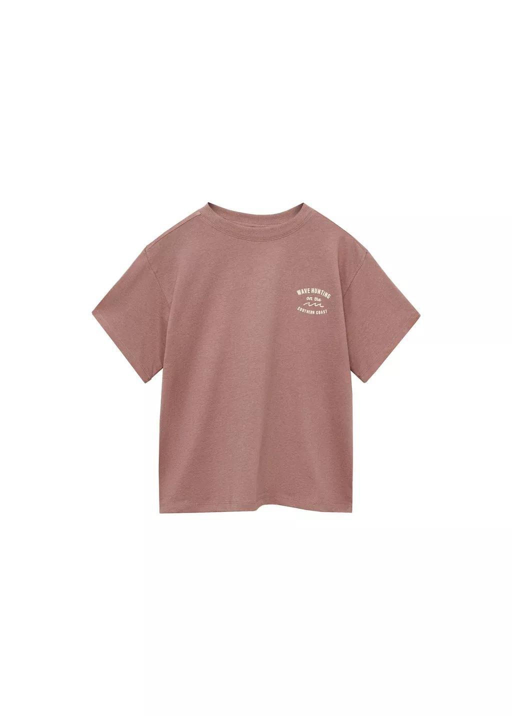 Pink Lt Pastel Printed Cotton-Blend T-Shirt, Kids Boy, , medium