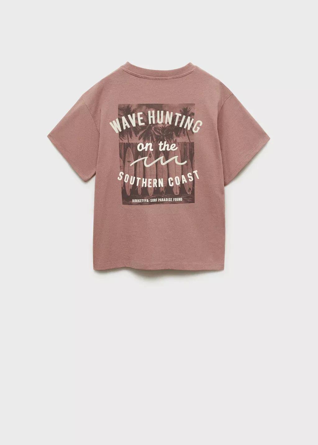 Pink Lt Pastel Printed Cotton-Blend T-Shirt, Kids Boy, , large image number 2