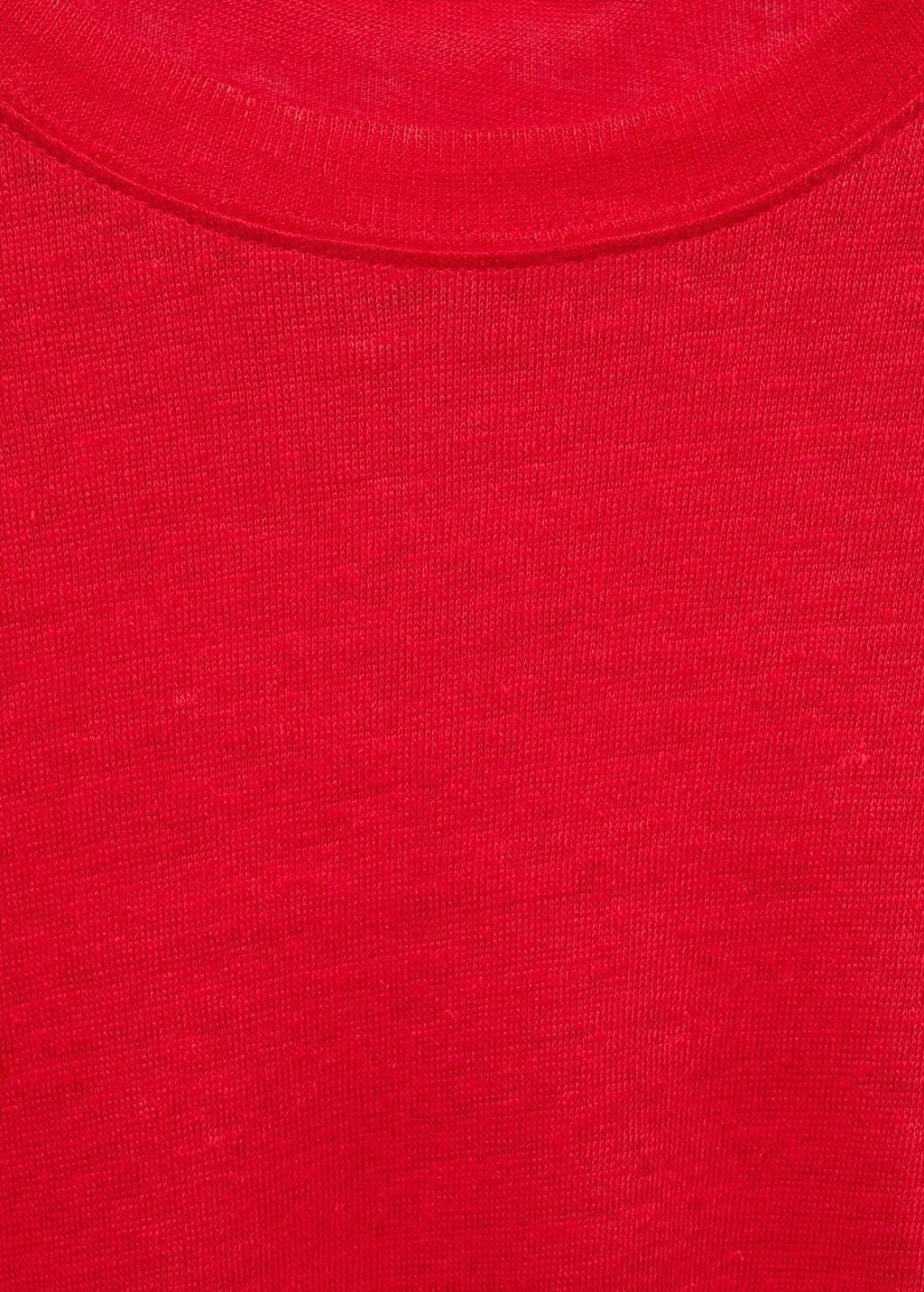 Short-sleeved Plain Basic T-Shirt, , large image number 2