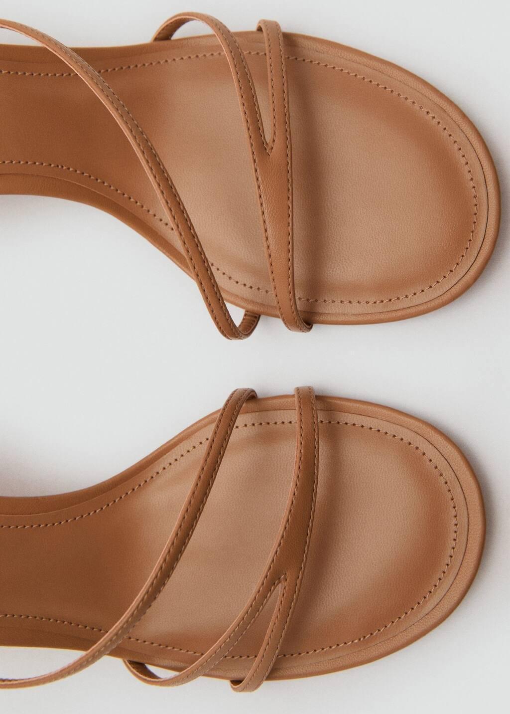 Brown Strappy Heeled Sandals, , large image number 5