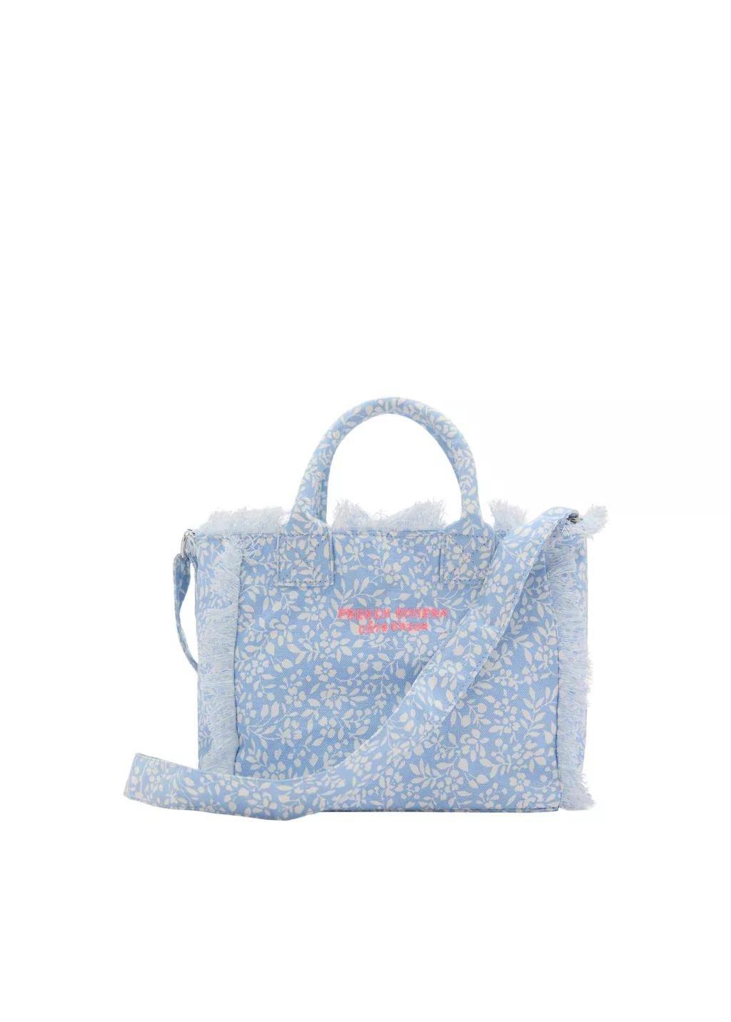 Blue Lt Pastel Floral-Print Mini Tote, Kids Girl, Light-Pastel Blue, large image number 3