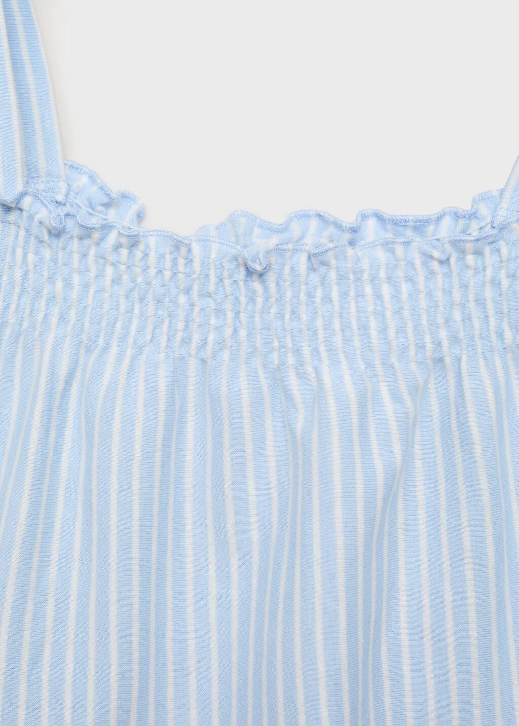 Blue Lt Pastel Cotton Pyjama Shorts Pack, Kids Girl, Light-Pastel Blue, large image number 3