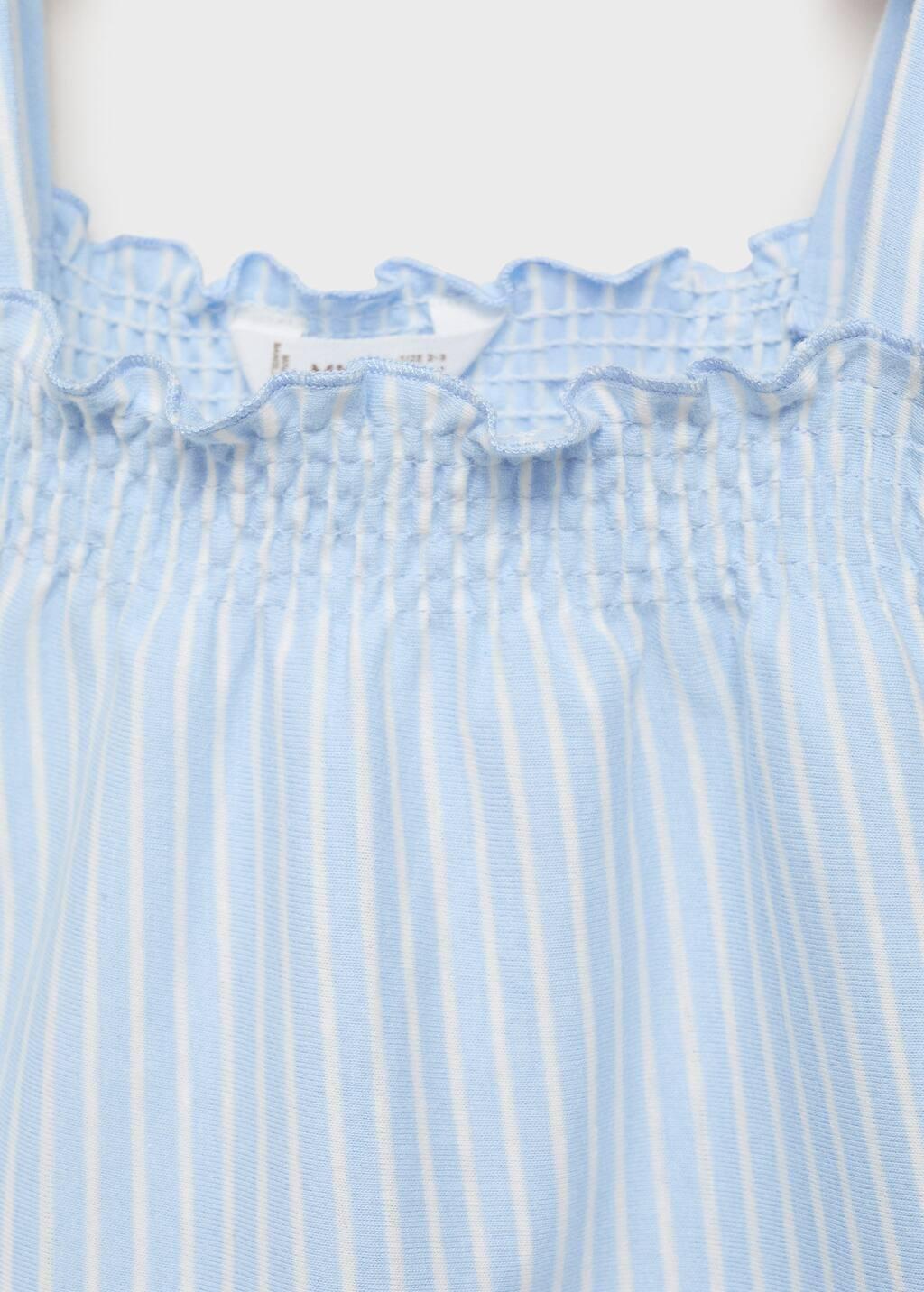 Blue Lt Pastel Striped Cotton Pyjama Pack, Baby Girl, , large image number 3