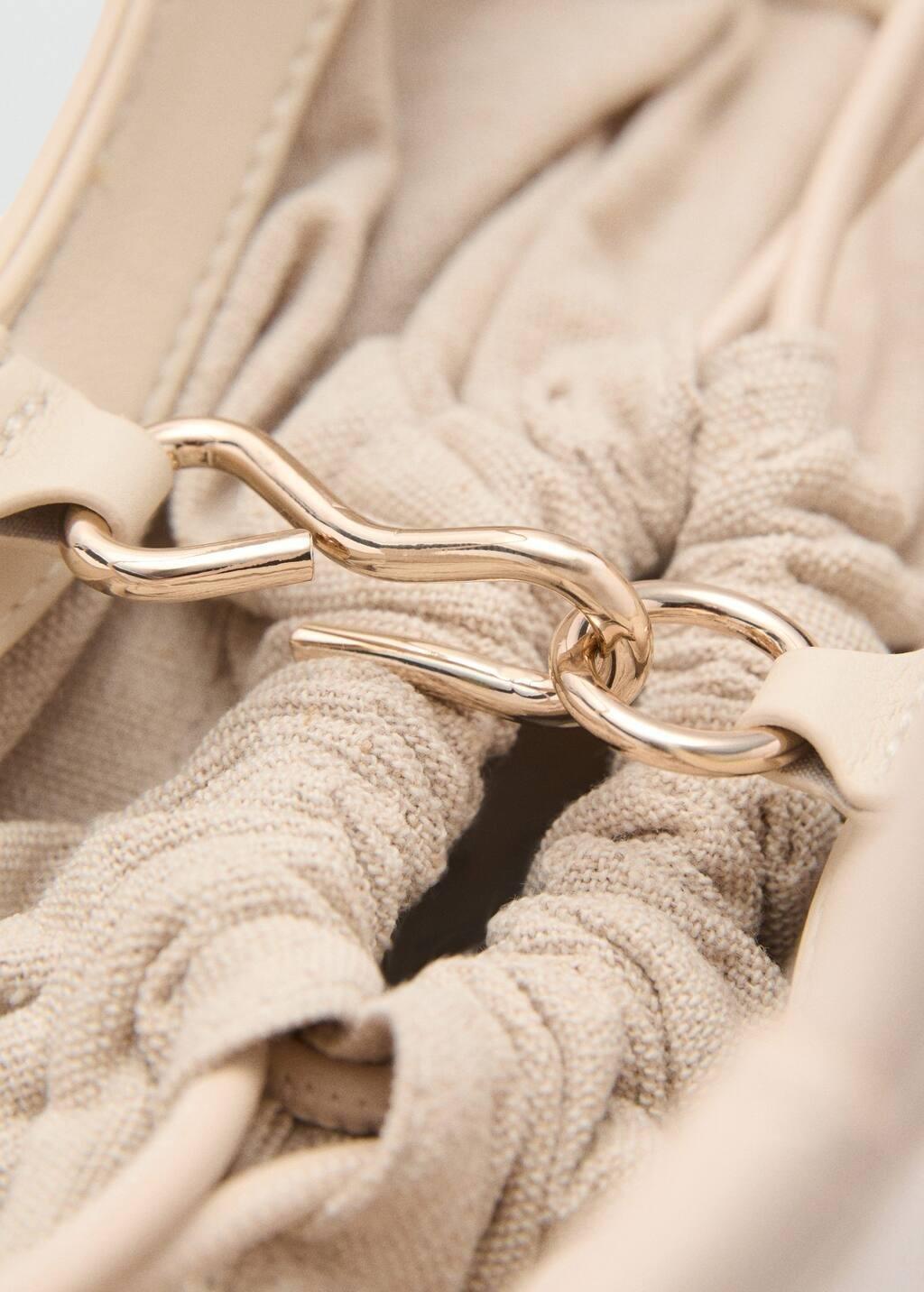 White Mini Shopper-Style Shoulder Bag, Natural White, large image number 2